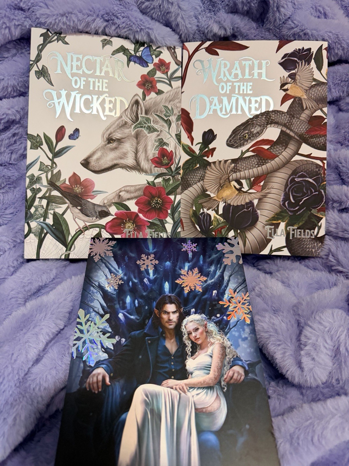 Nectar of the Wicked & Wrath of the Damned by Ella Fields Midnight Whispers Rare