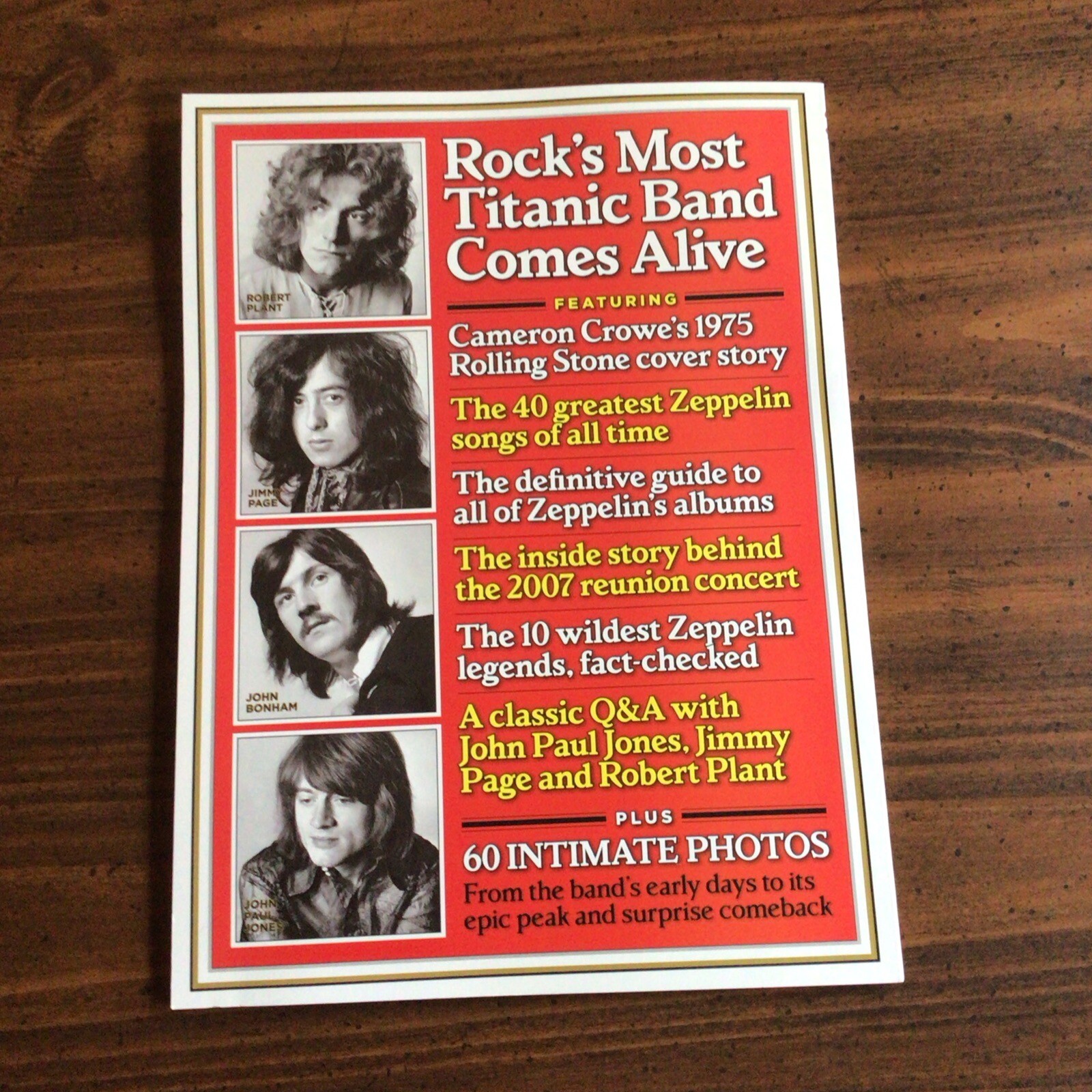Led Zeppelin Rolling Stone Reissue Collectors Edition Magazine 2023(Brand New).