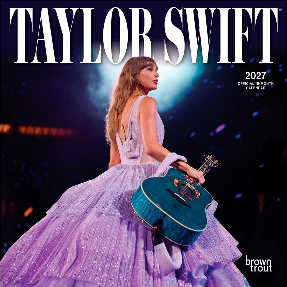 Taylor Swift Official 2027 7 X 14 Inch (Hanging) Monthly Mini Wall Calendar Mini