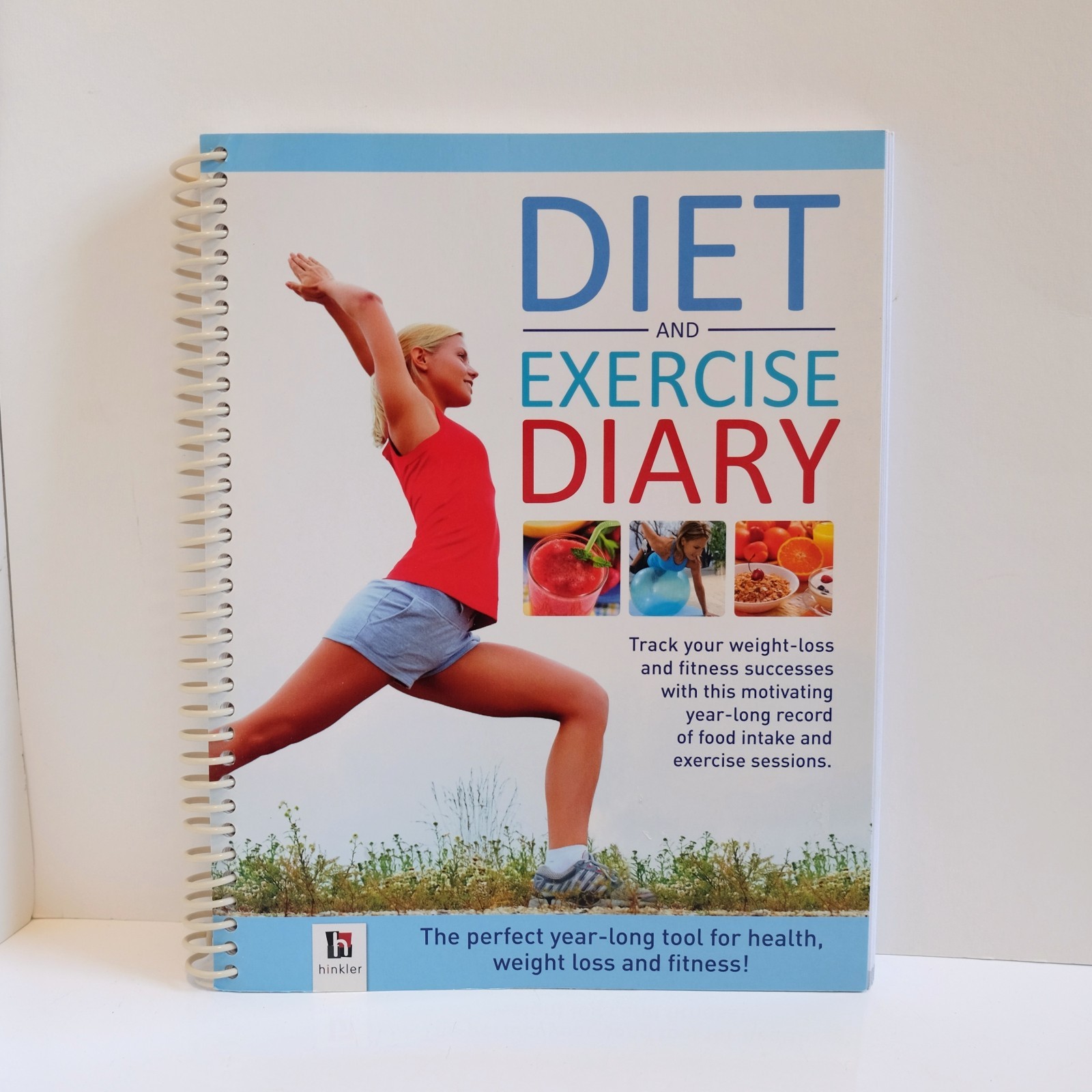 Diet and Exercise Diary Daily Year Long (Hinkler, 2011) Fitness Diary Brand New!