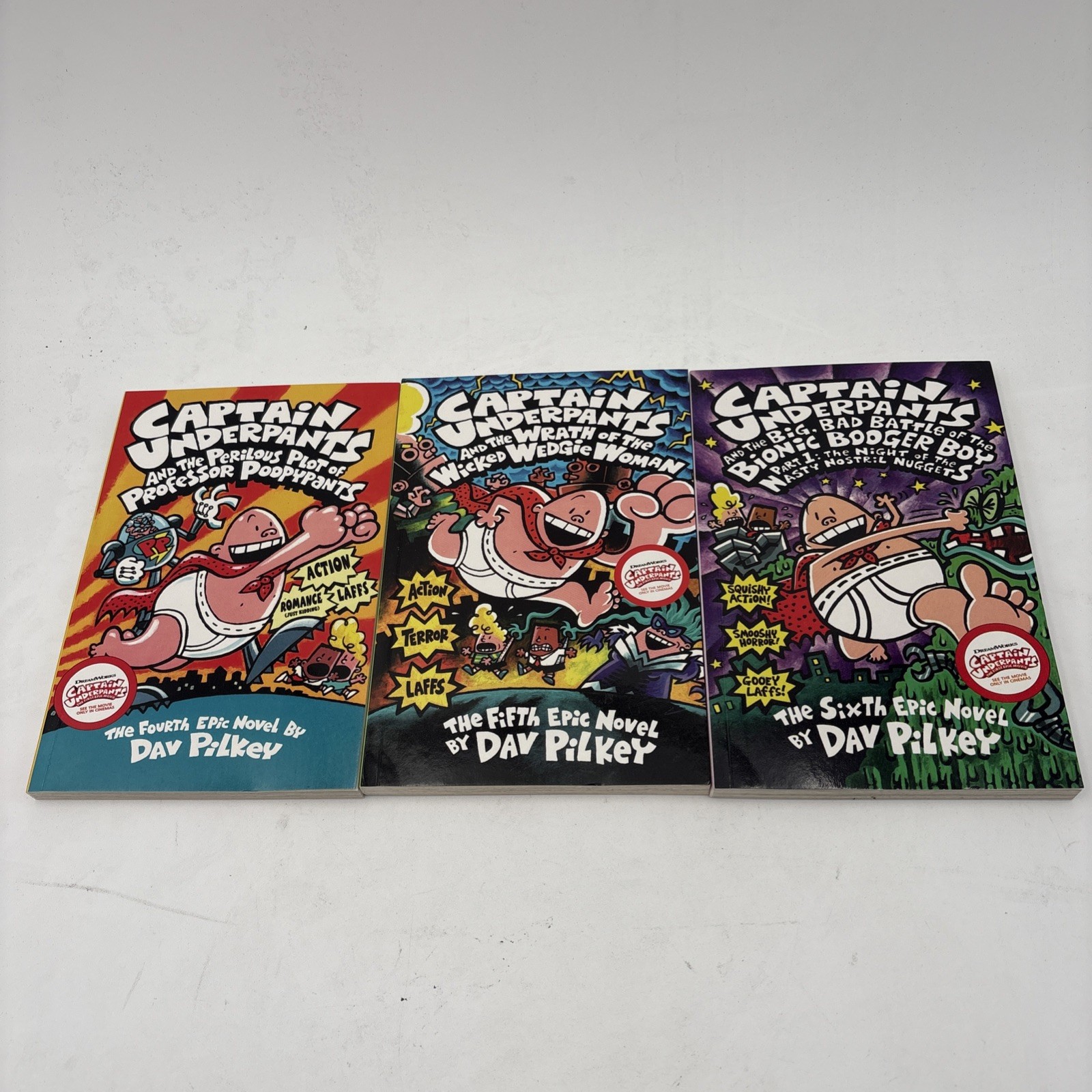 Captain Underpants 10 Book Lot Complete Series 1-10 Dav Pilkey Brand New C5-68