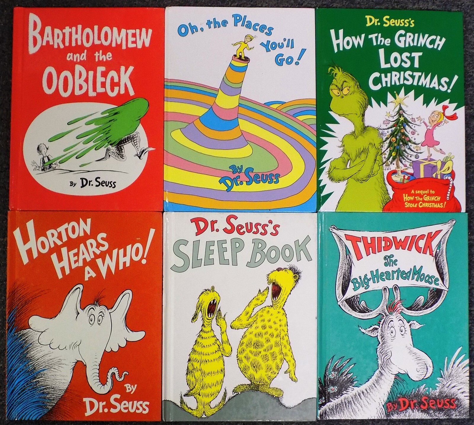 Dr. Seuss Book Lot! 6 Books Never Read, Size ~11.25″ X 8.25″