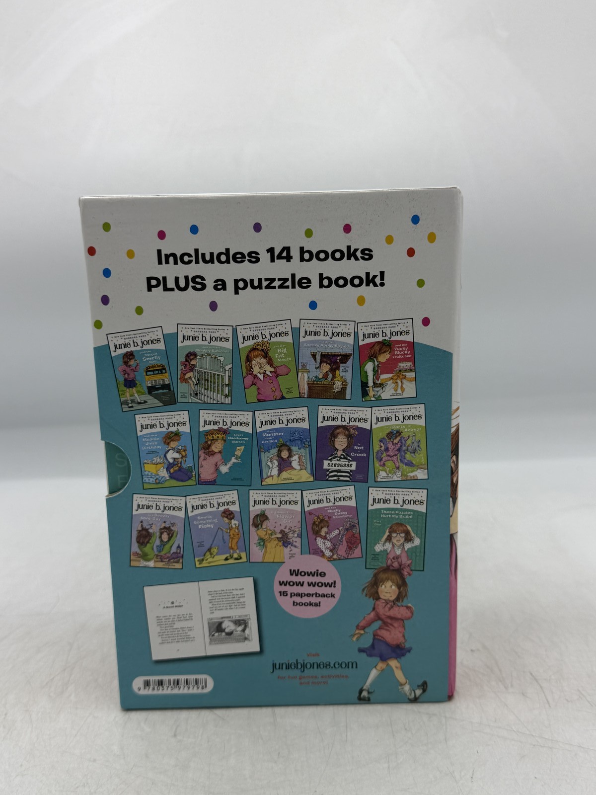 Junie B. Jones Collection 1 Box Set 12 Books + Puzzle Books Barbara Park