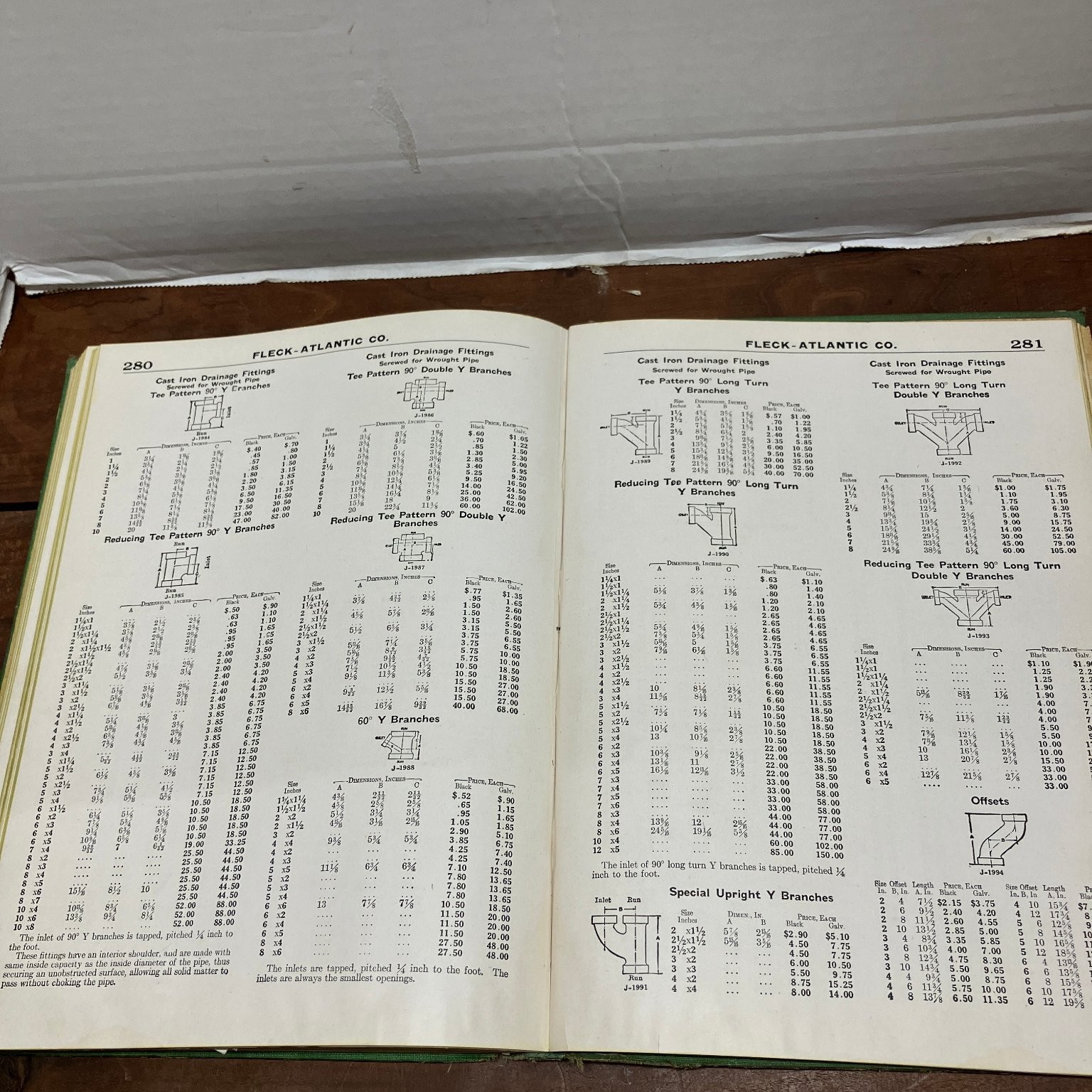 Modern Plumbing Heating Supplies Catalogue J 1912 Fleck-Atlantic Co. Hardcover