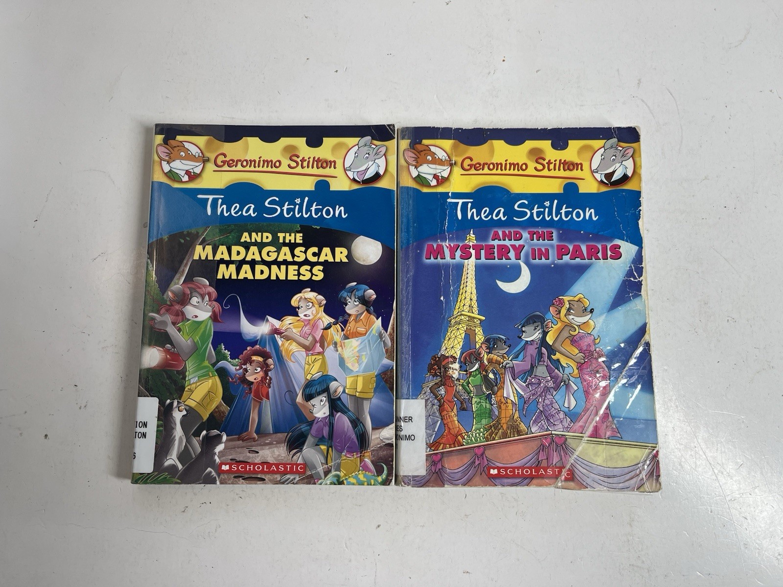 Thea Stilton Illustrated Paperback Book Lot Of 12 Scholastic Ex-Library Geronimo