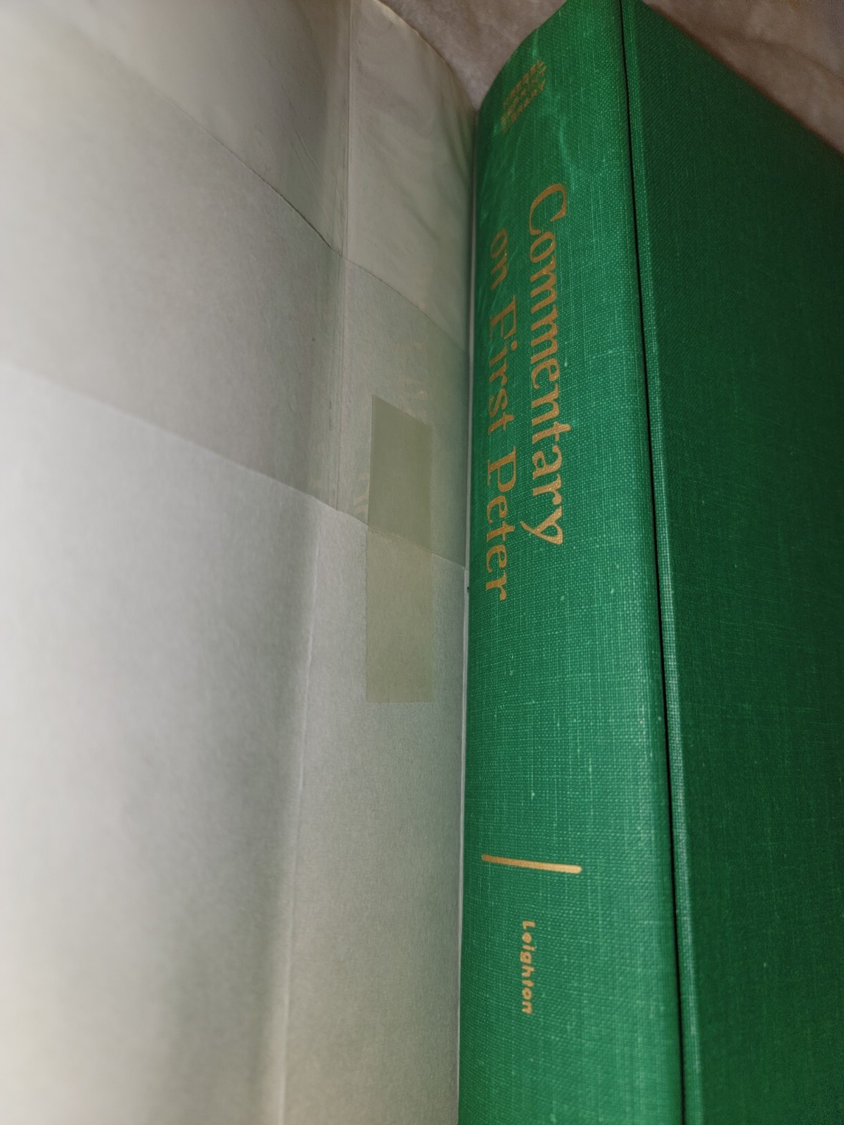 COMMENTARY ON FIRST PETER (THE KREGEL REPRINT LIBRARY) By Robert Leighton *VG+*