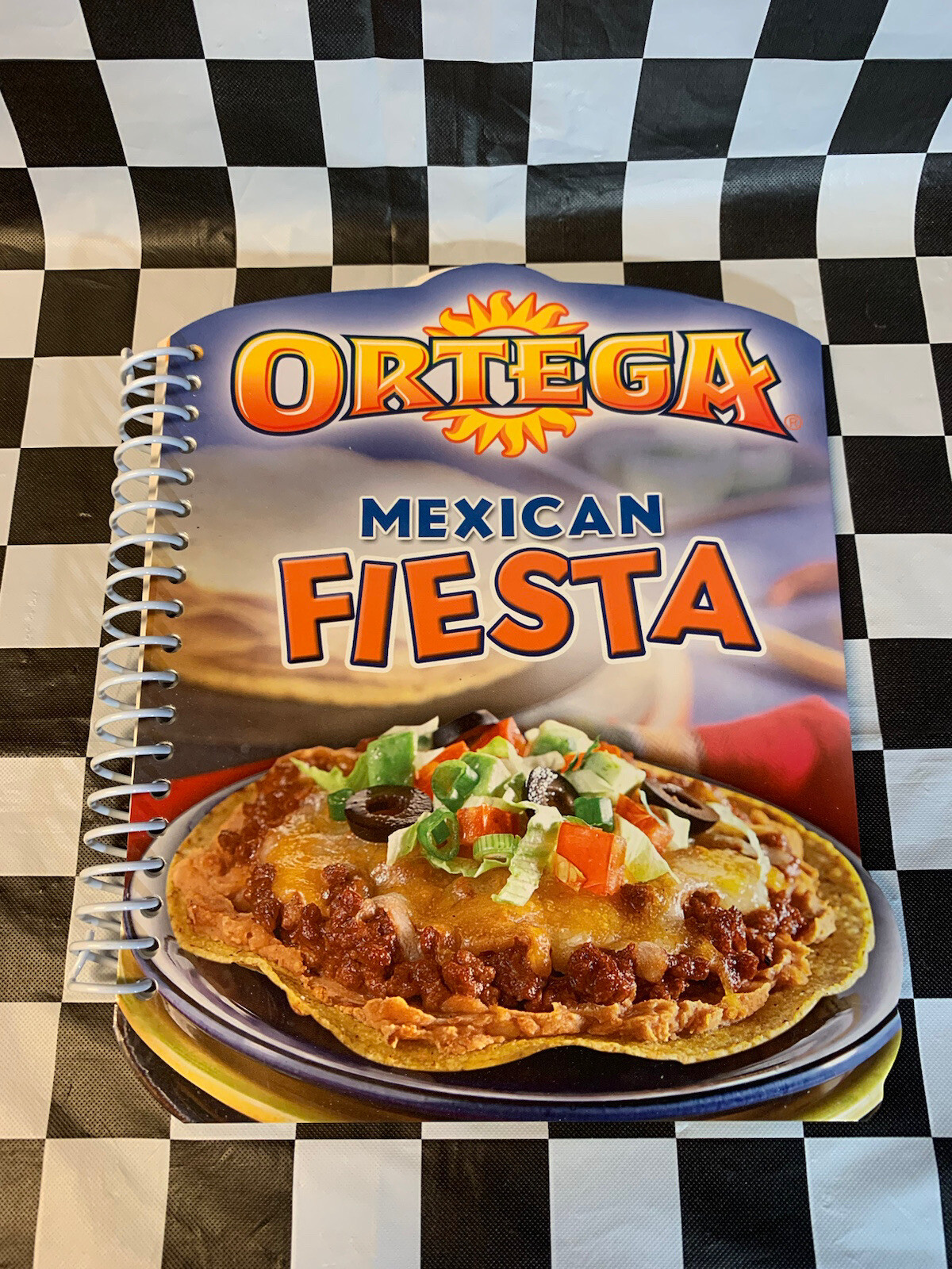 2007 ORTEGA MEXICAN FIESTA Cookbook Spiral Spine 46 Pages RECIPES