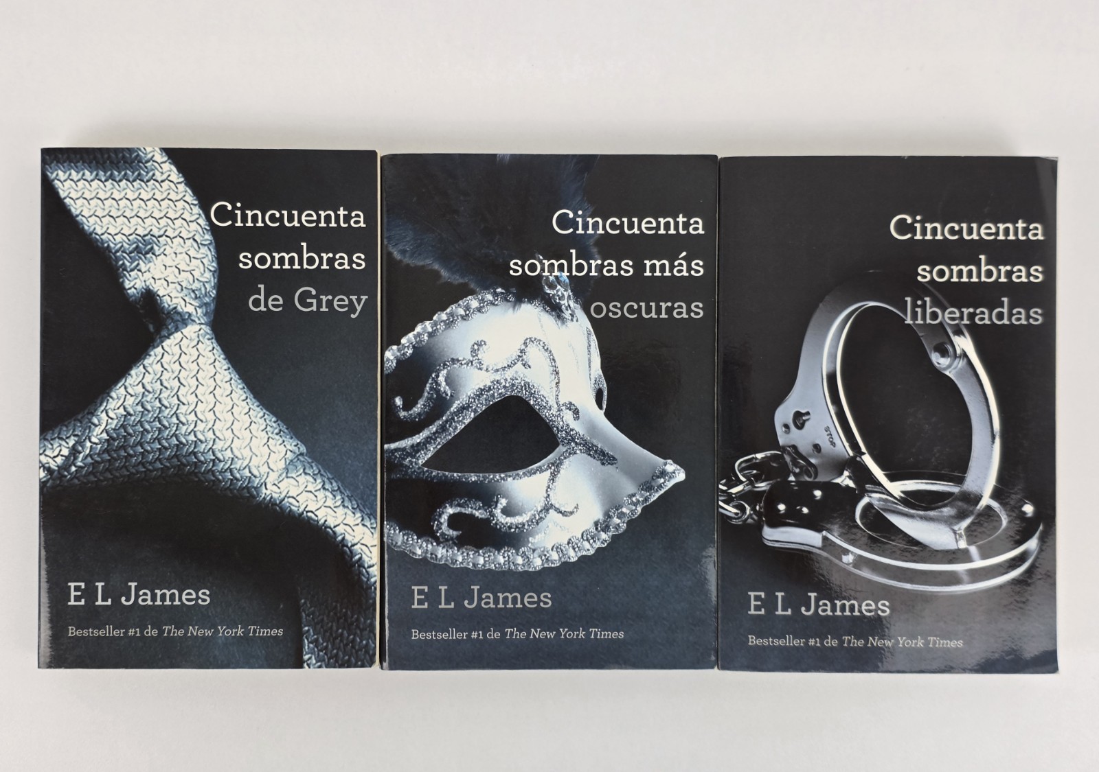 Trilogia COMPLETA Cincuenta Sombras De Grey E L James Libros En Español 3 Tomos