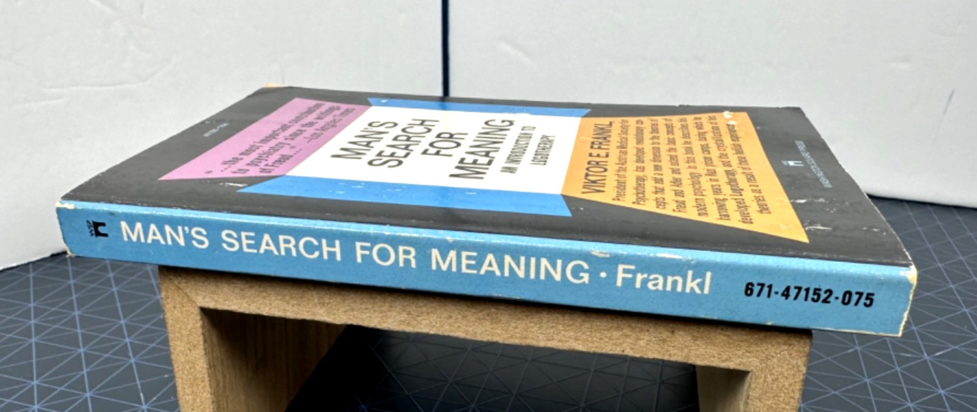 Man’s Search for Meaning by Viktor E. Frankl (WSP, 1969, Paperback 15th Print)