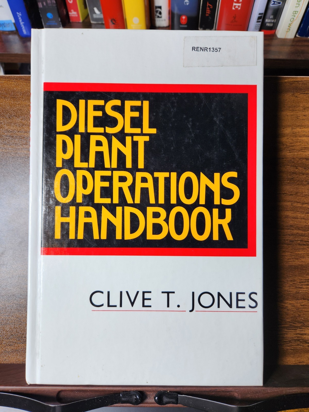 Diesel Plant Operations Handbook Clive Jones 1991 Hardcover Power Generation