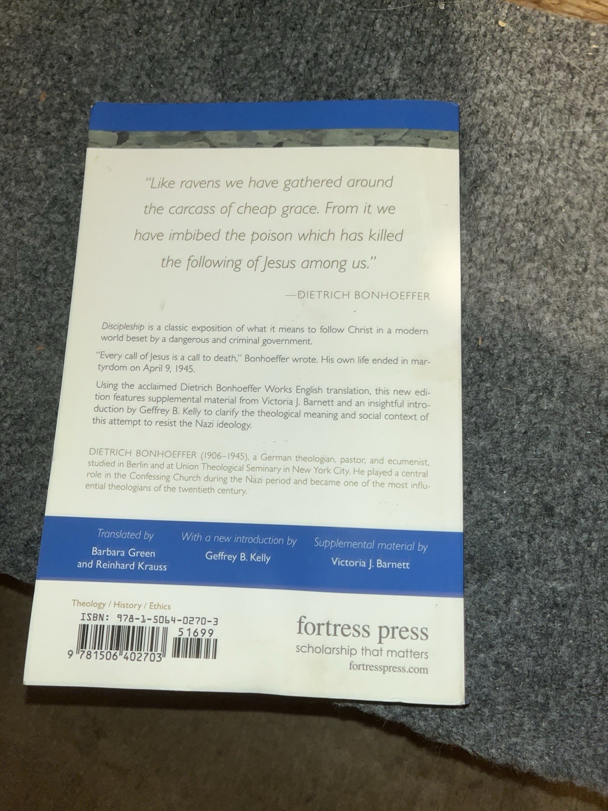 New Discipleship by Dietrich Bonhoeffer (Bonhoeffer Works Reader’s Edition)