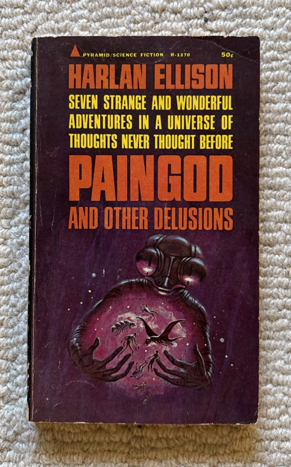 Paingod by Harlan Ellison 1st/1st (1965, Pyramid Books R-1270) PB 1st printing