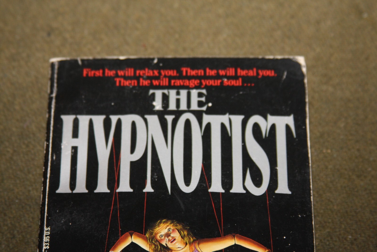 The Hypnotist by Brad Steiger 1989 PB 1st Print Charter Horror