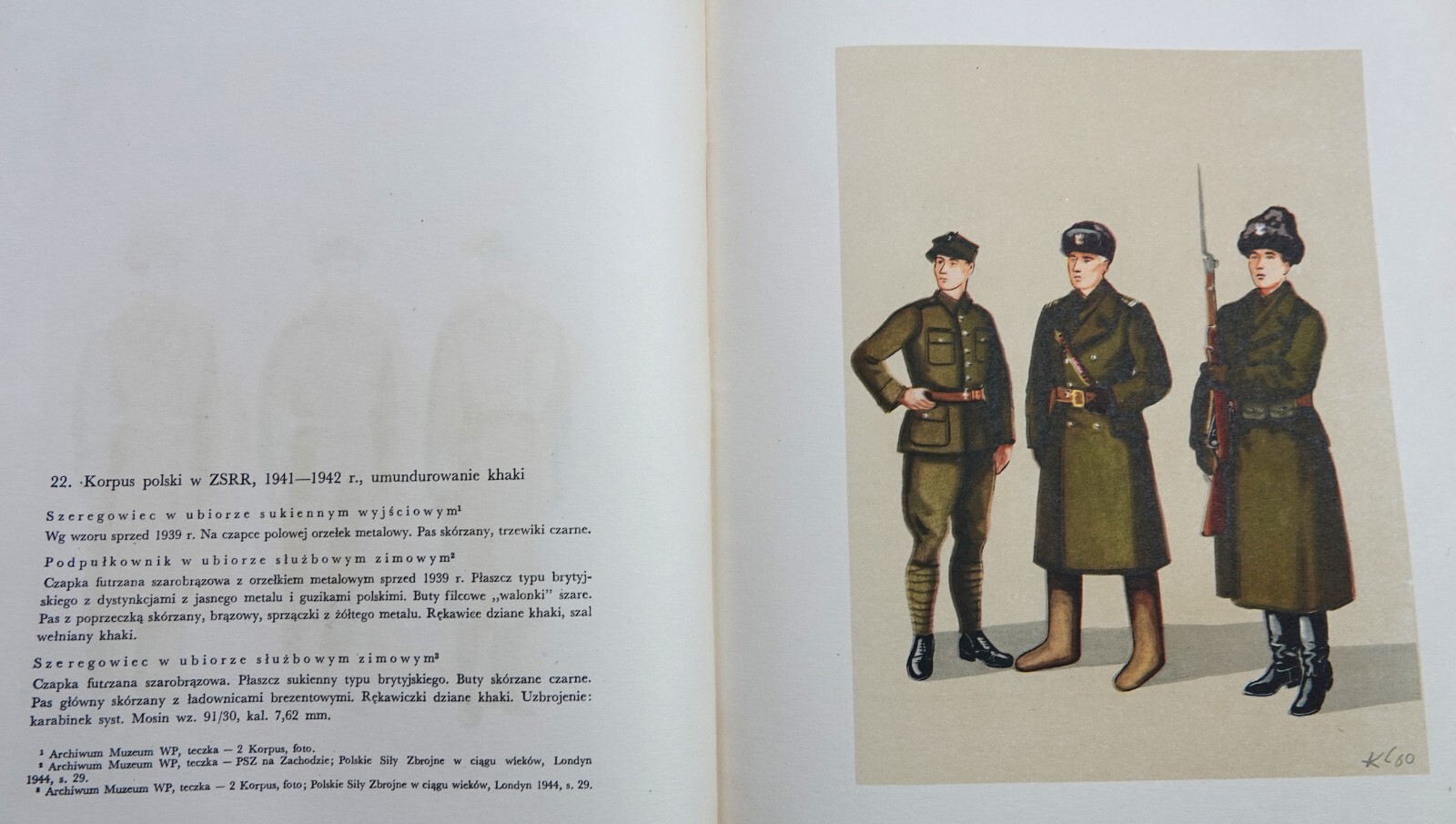 ZOLNIERZ POLSKI UBIOR UZBROJENIE I OPORZADZENIE 1939-1965 BY KAROL LINDER ET.AL.