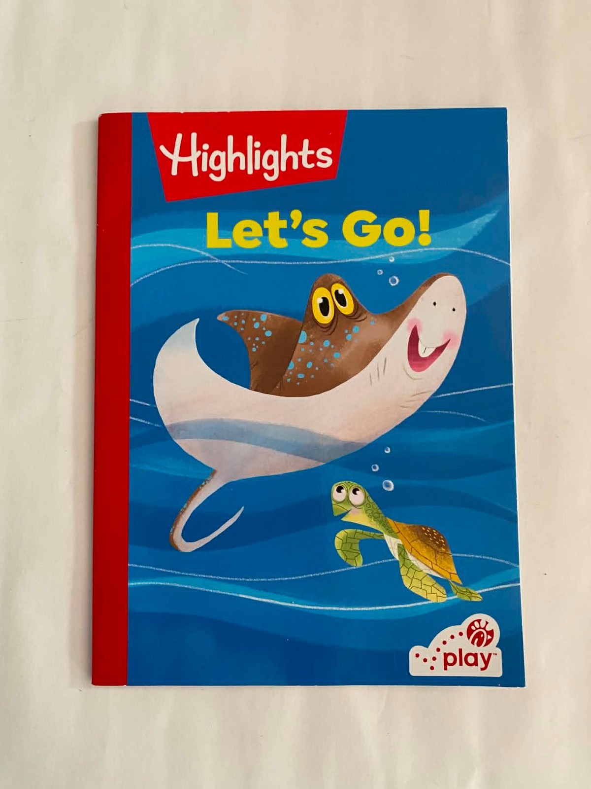 Chick-fil -A Book Highlights “Let’s Go ! ” Kids Meal Premium – Pb book LIKE NEW
