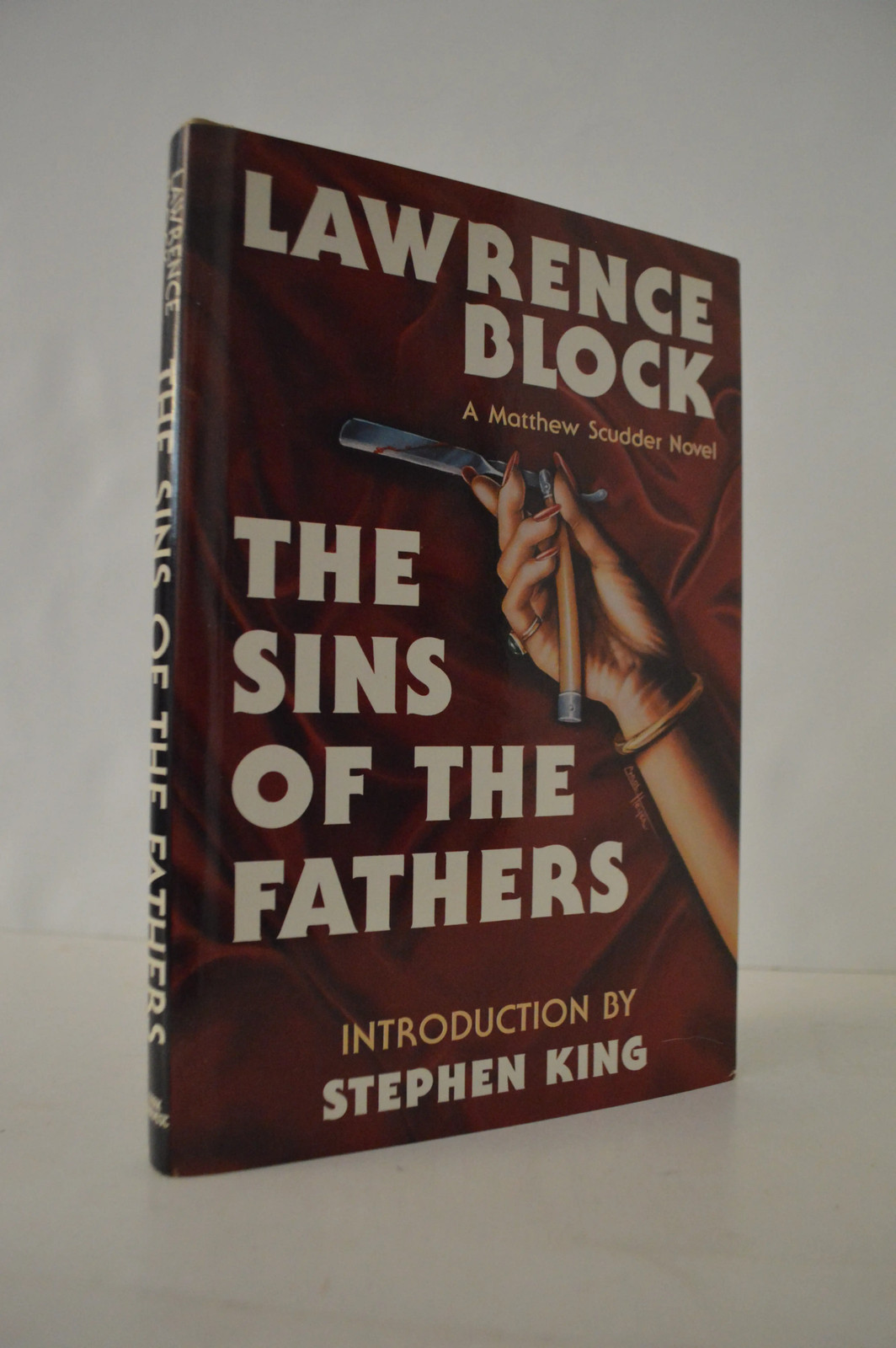 Sins of the Fathers Lawrence Block 1st HC Ed Intro Stephen King