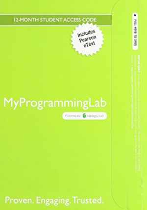 MyLab – Printed Access Code, by Pearson Addison-Wesley Pearson – New a