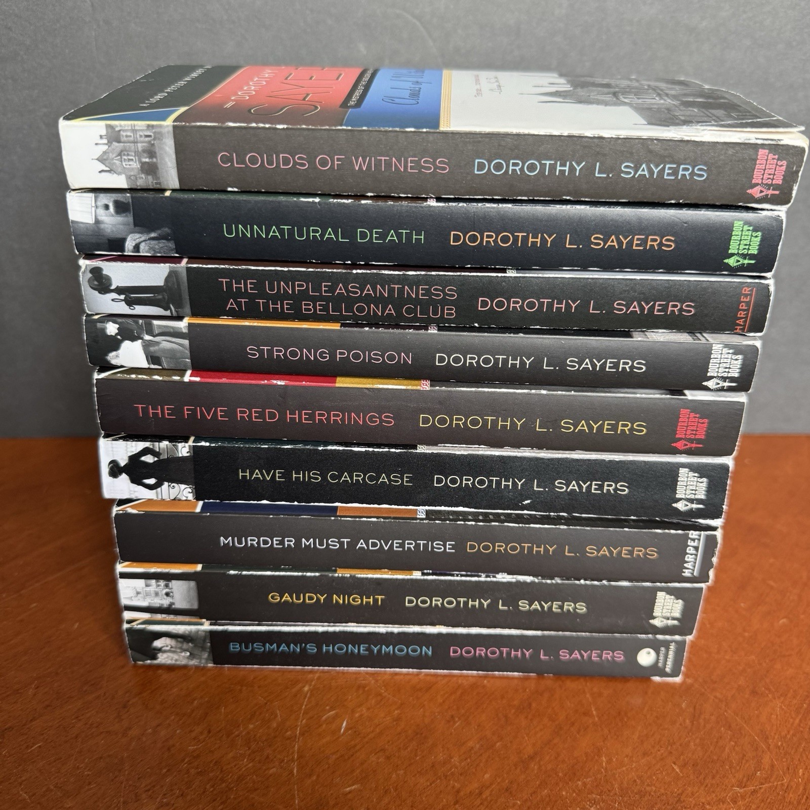Lot: 9 Dorothy L Sayers Books Lord Peter Wimsey Series # 2 3 5 6 7 8 10 12 13