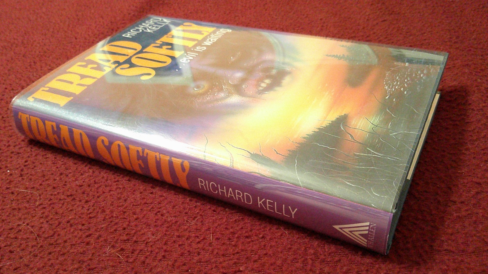 Tread Softly by Richard Laymon as Richard Kelly (1987, HC) W.H. Allen UK first