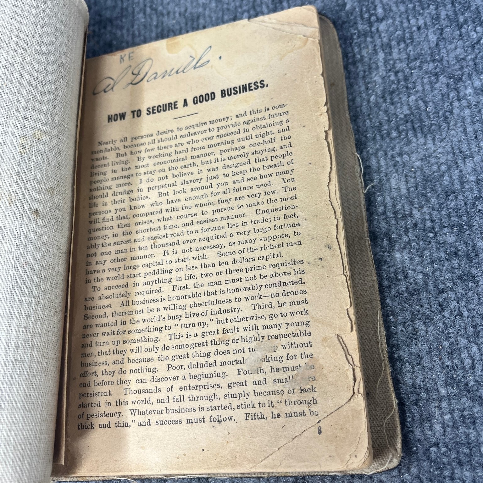 Dr. Chase’s Recipes Vintage Antique 1800s Home Farm Medicine Book