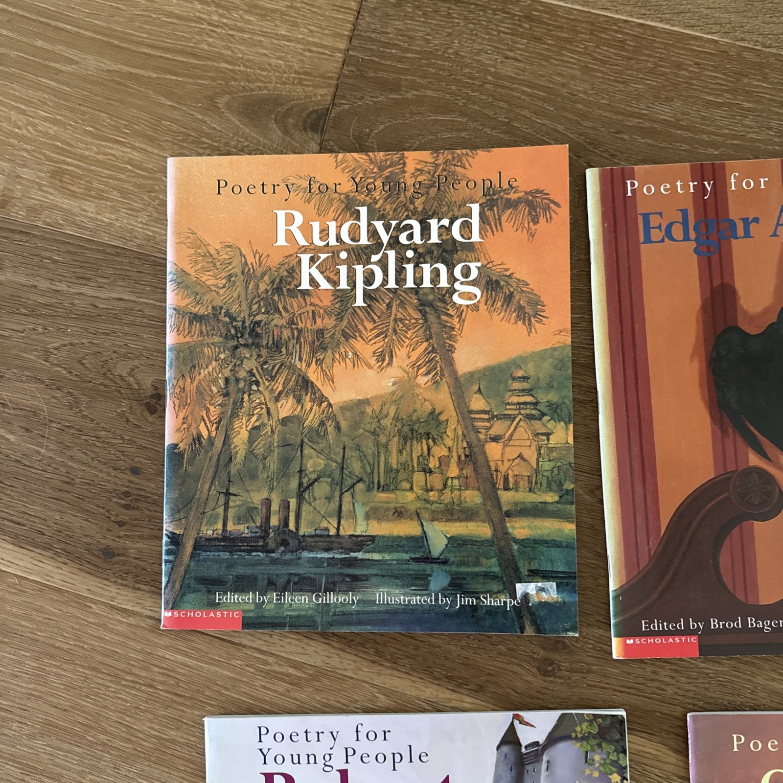 Lot of 7 Poetry For Young People PB Browning, Sand,Whitman,Carroll, Poe, Kipling