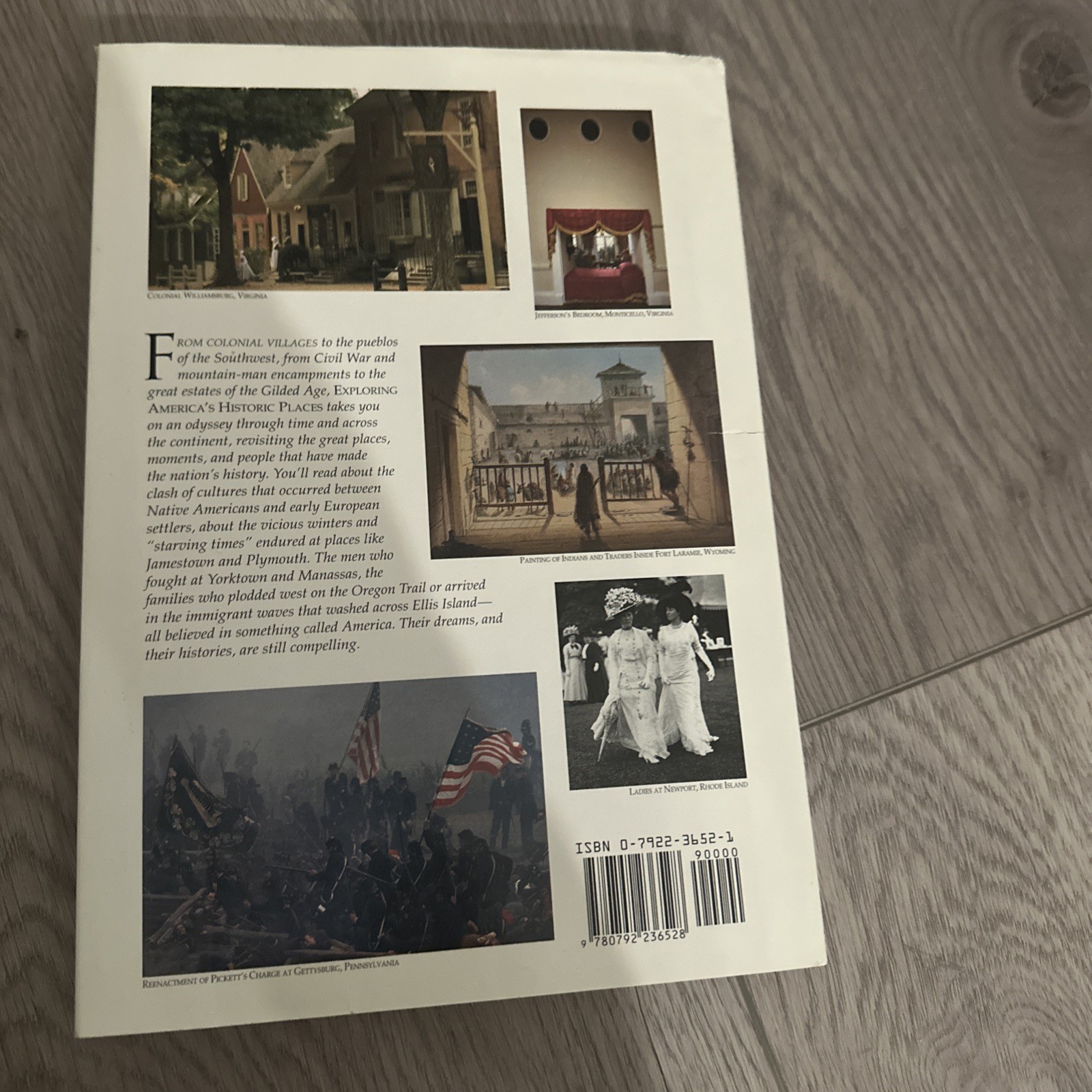 National Geographic Society Exploring Americas Historic Places HC GOOD