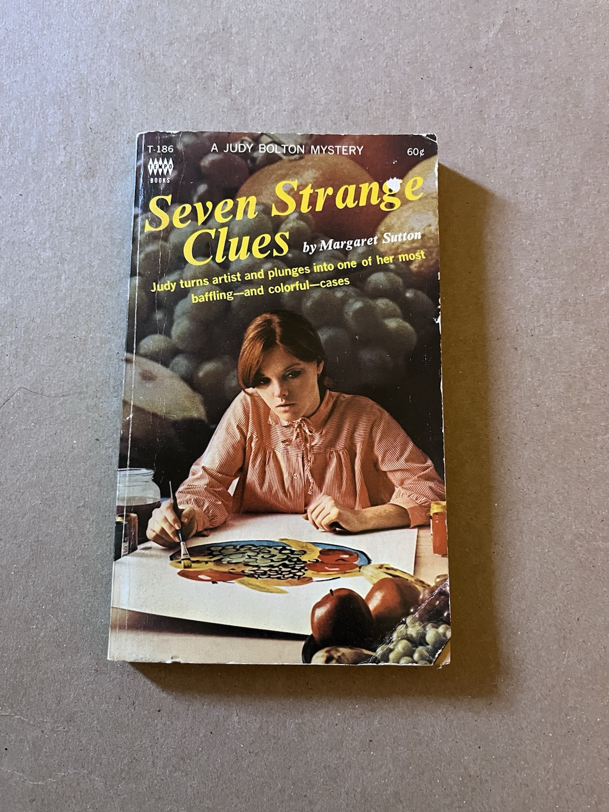 SEVEN STRANGE CLUES by Margaret Sutton vintage 1968 Tempo paperback JUDY BOLTON