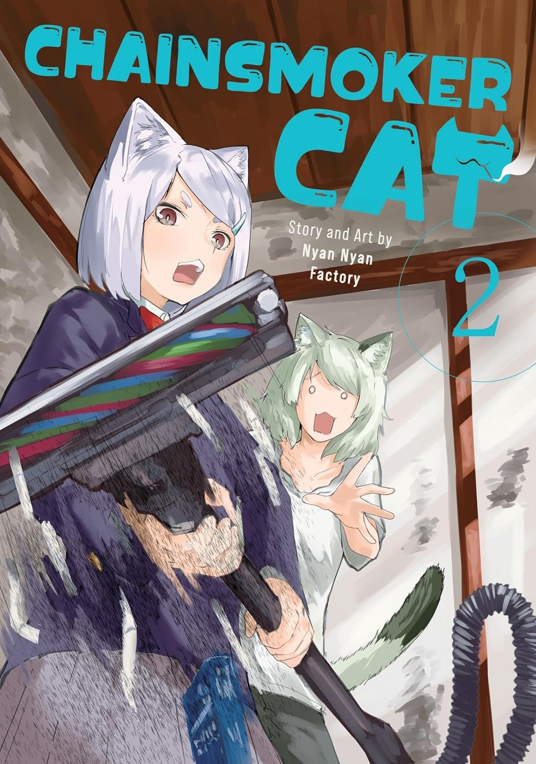 Chainsmoker Cat Vol. 2 Paperback by Nyan Nyan Factory