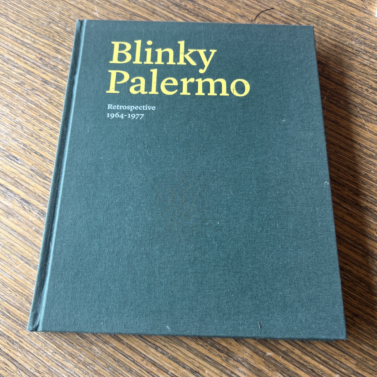 Blinky Palermo Retrospective 1964-1977, DIA Art, Yale, 2010, Lynne Cooke HB VG