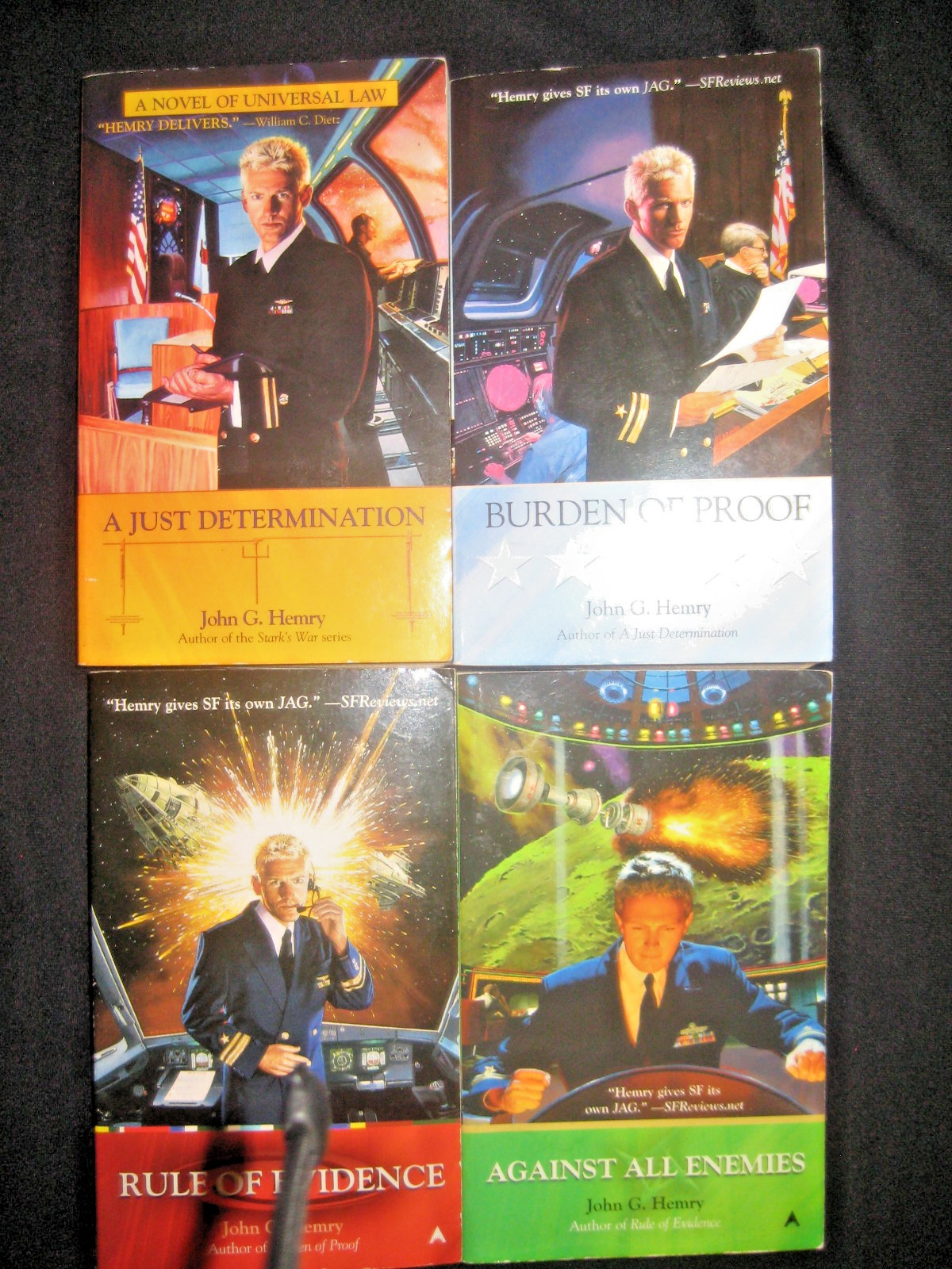 Lot of 4 SF Books of Universal Law by Jack Campbell writing as John G Henry