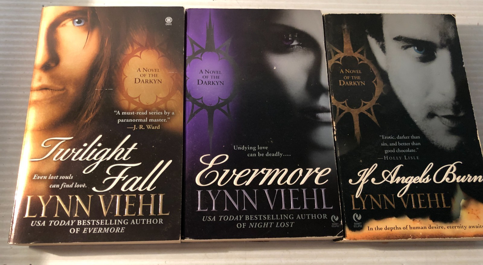 b Lynn Viehl DARKYN SERIES Twilight Fall EVERMORE If Angels Burn