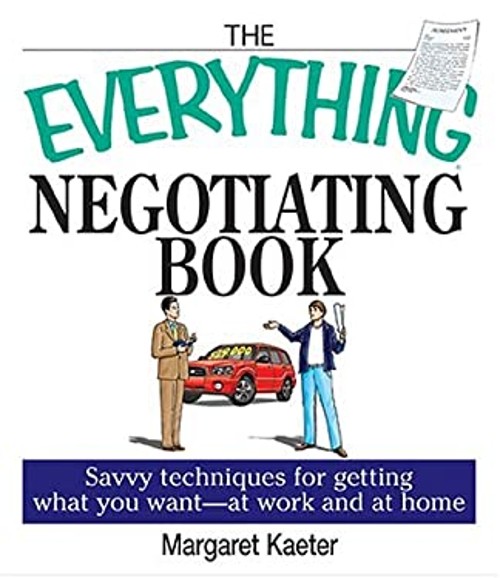 The Everything Negotiating Book Paperback Margaret Kaeter