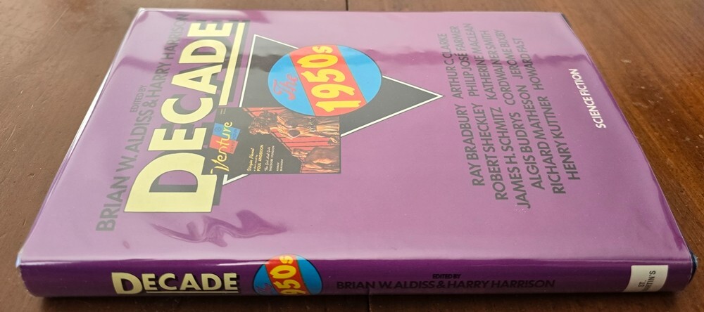 Decade 1950s, edited by Brian W. Aldiss & Harry Harrison – HC w/DJ 1978