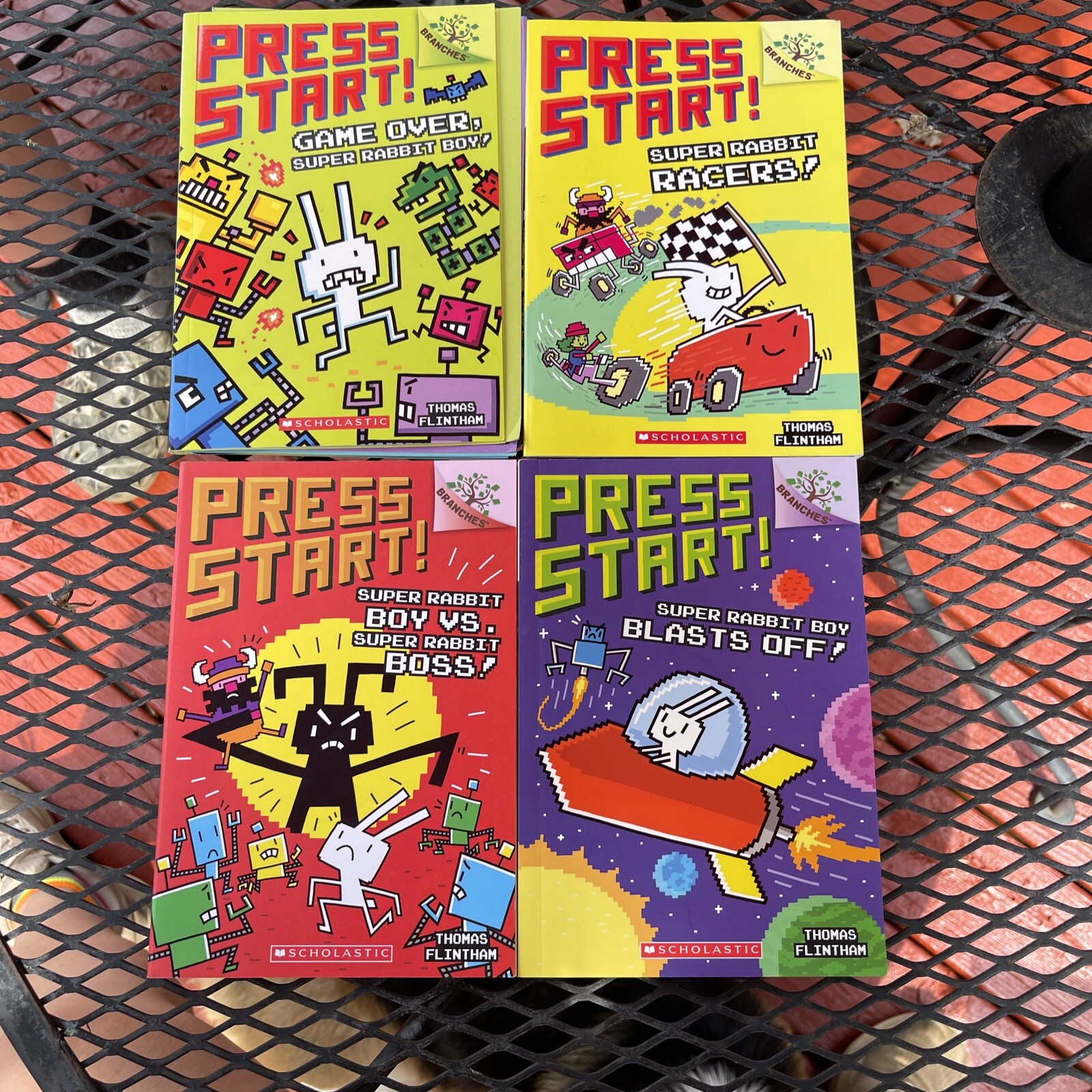 Scholastic Press Start Thomas Flintham Softcover Lot of 4 Pre-owned 2018 READ