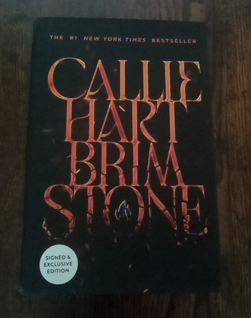 Brimstone Callie Hart Waterstones UK Exclusive Signed Book Autographed Hardcover