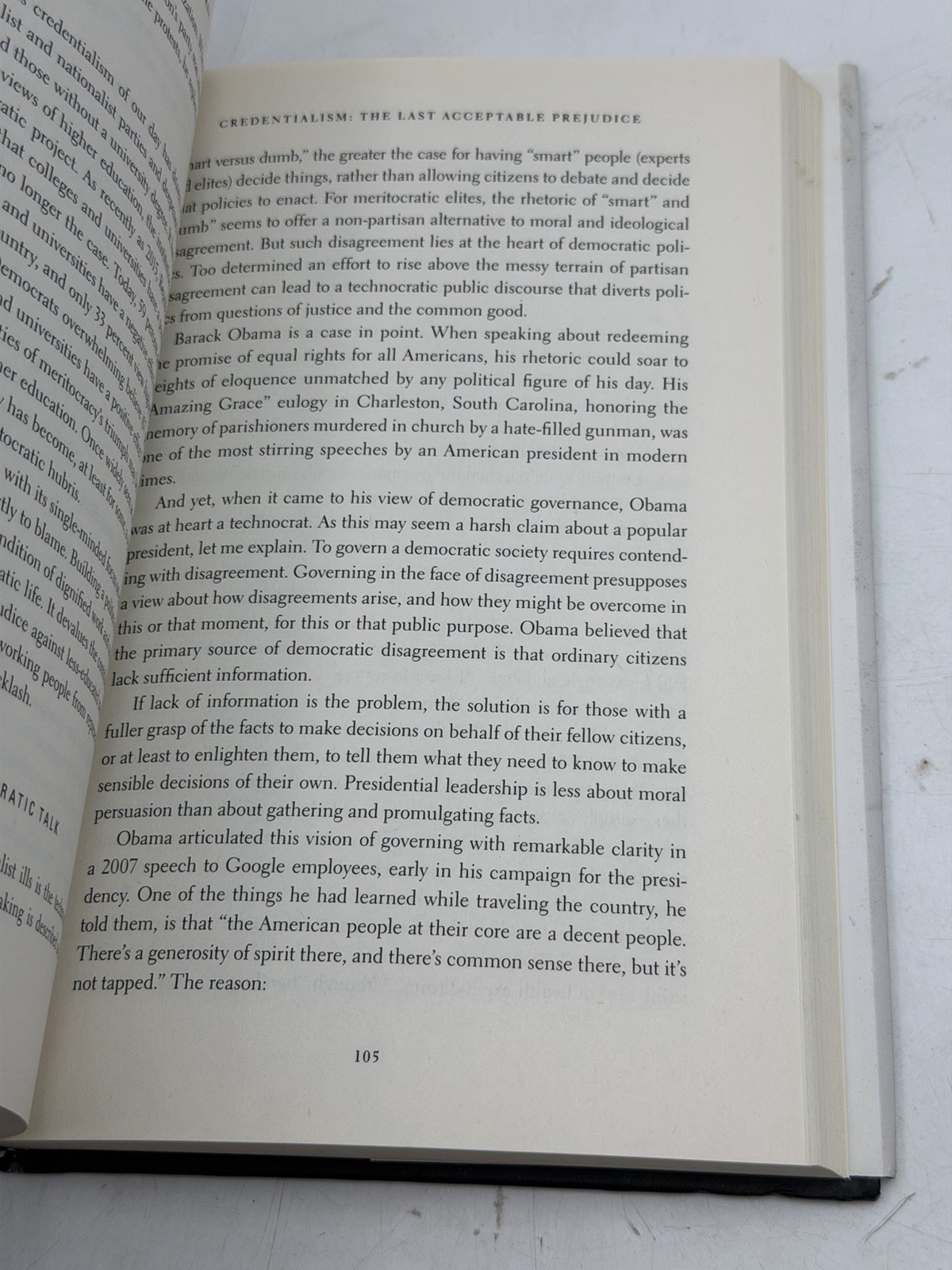 Signed First Edition The Tyranny of Merit Michael J. Sandel 2020 Hardcover