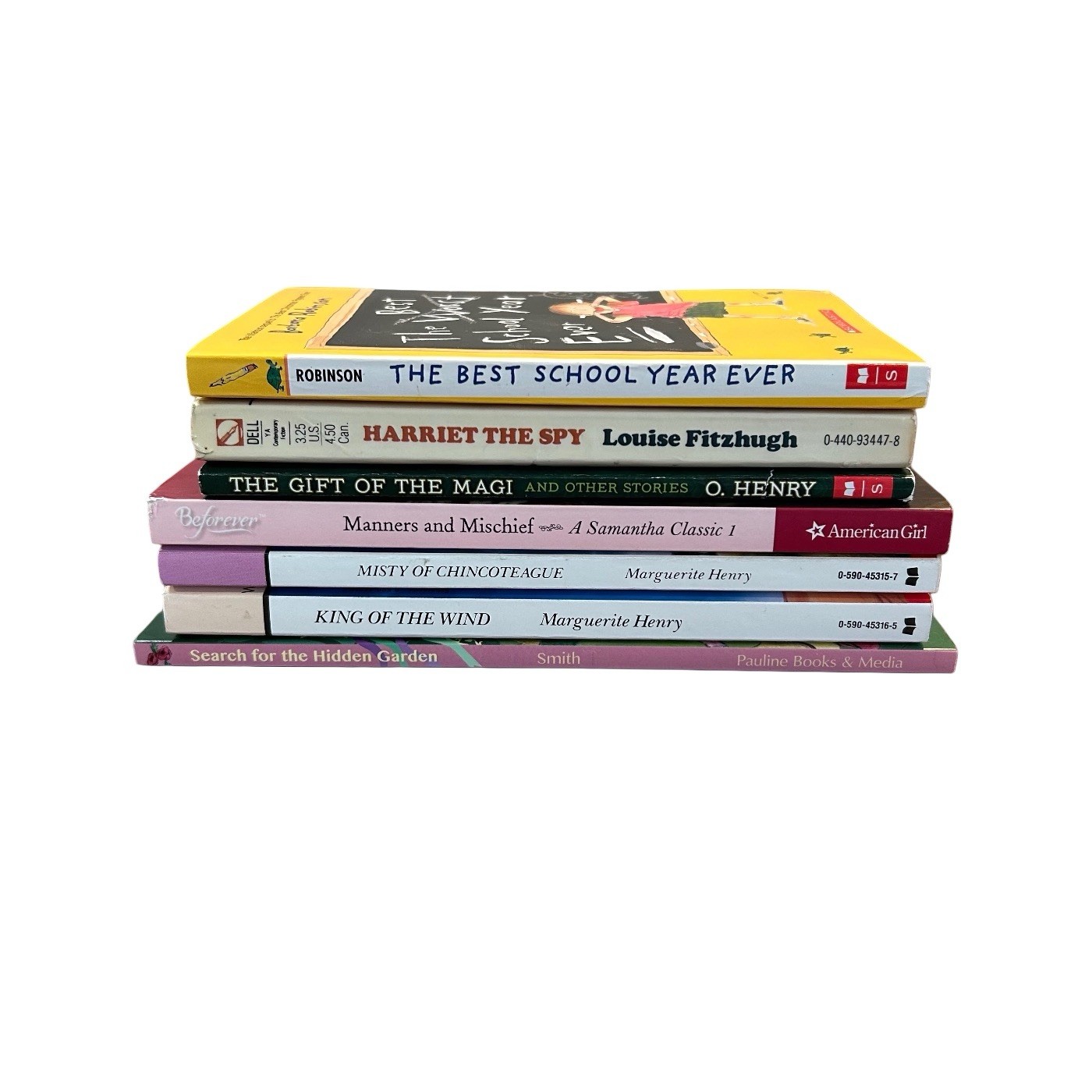 Children’s Chapter Book Lot Paperback Library Set Kids 7-11 Years Girls Interest