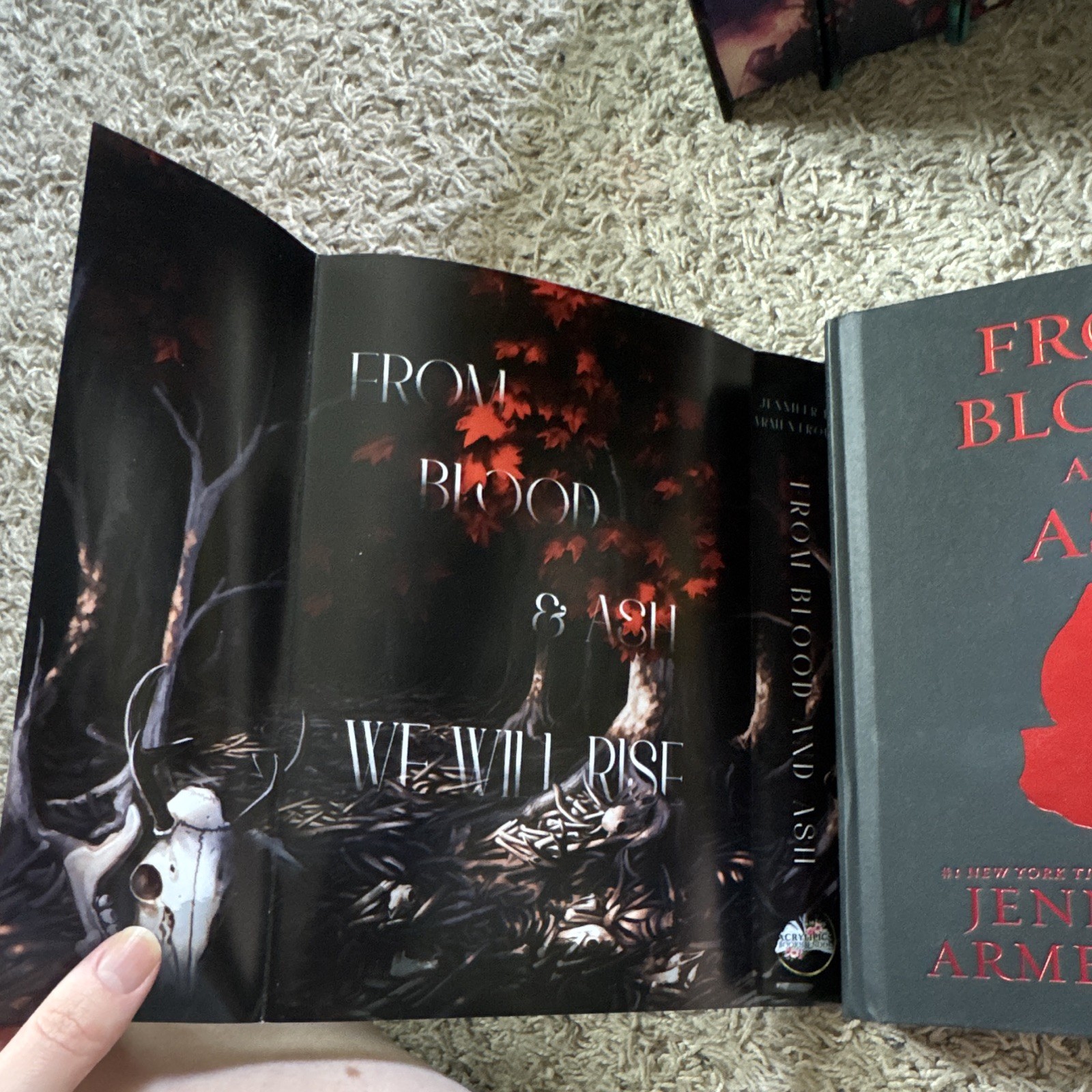 Jennifer L. Armentrout Blood and Ash 5-Book Hardcover Set w/ Dust Jacket
