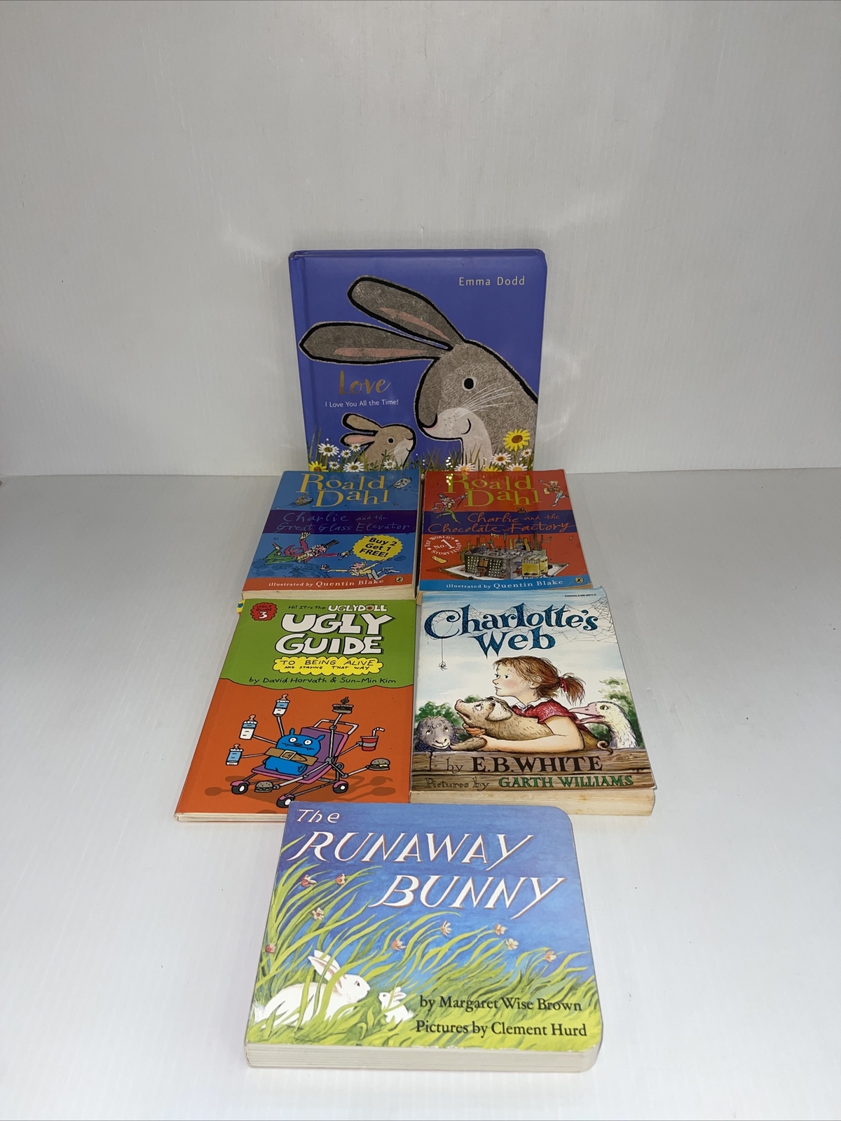 Mixed Random Lot of 6 Books for Children ROALD DAHL EMMA DODD E.B. WHITE