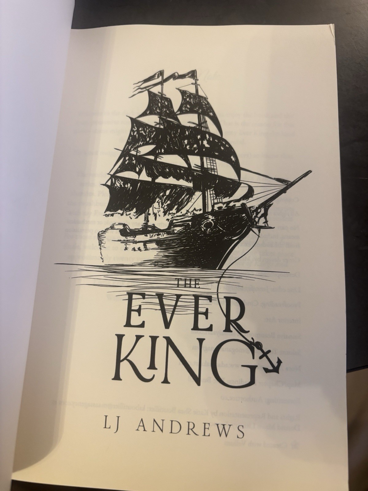 NEW “The Ever King” By LJ Andrews, Paperback, English, Best Seller!!