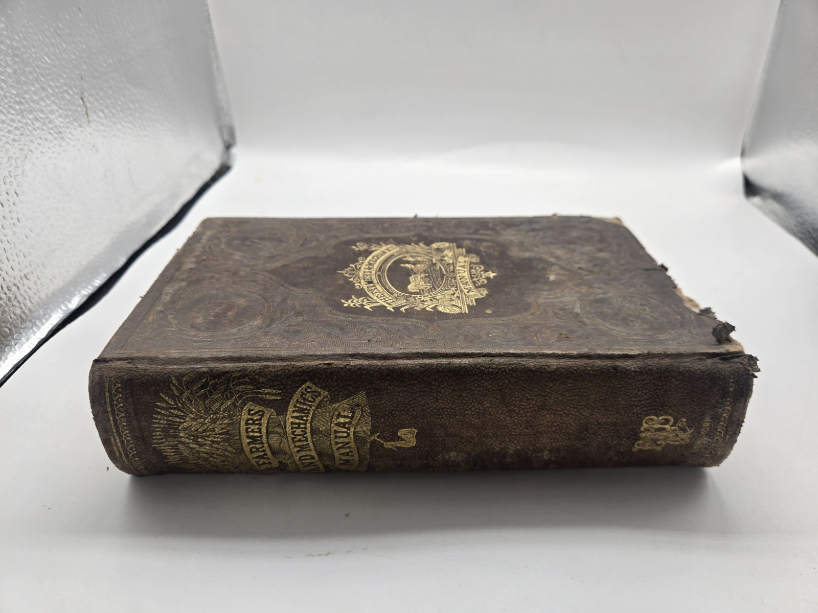 Farmers’ and Mechanics’ Manual HC antique Book Courtney 1868