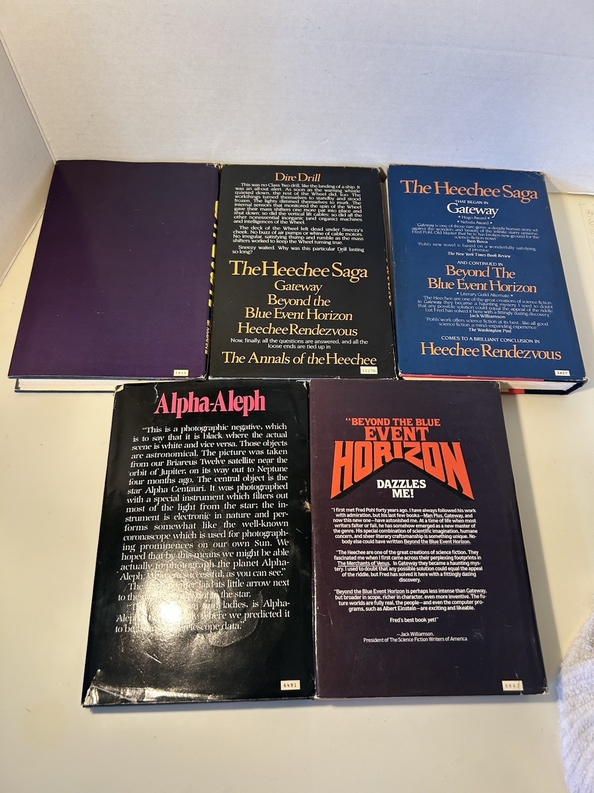 Frederik Pohl 8 Books HC Lot Gateway Series starburst Classic Science Fiction