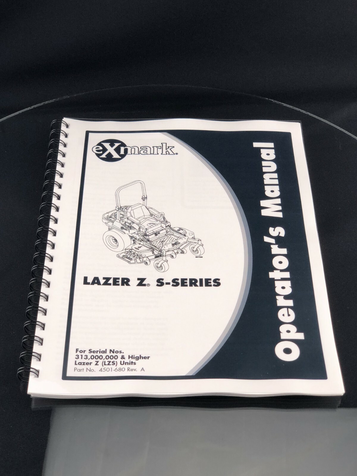 eXmark Lazer Z Operators Manual & Part List LZS749EKC604 For SN 313000 & Higher