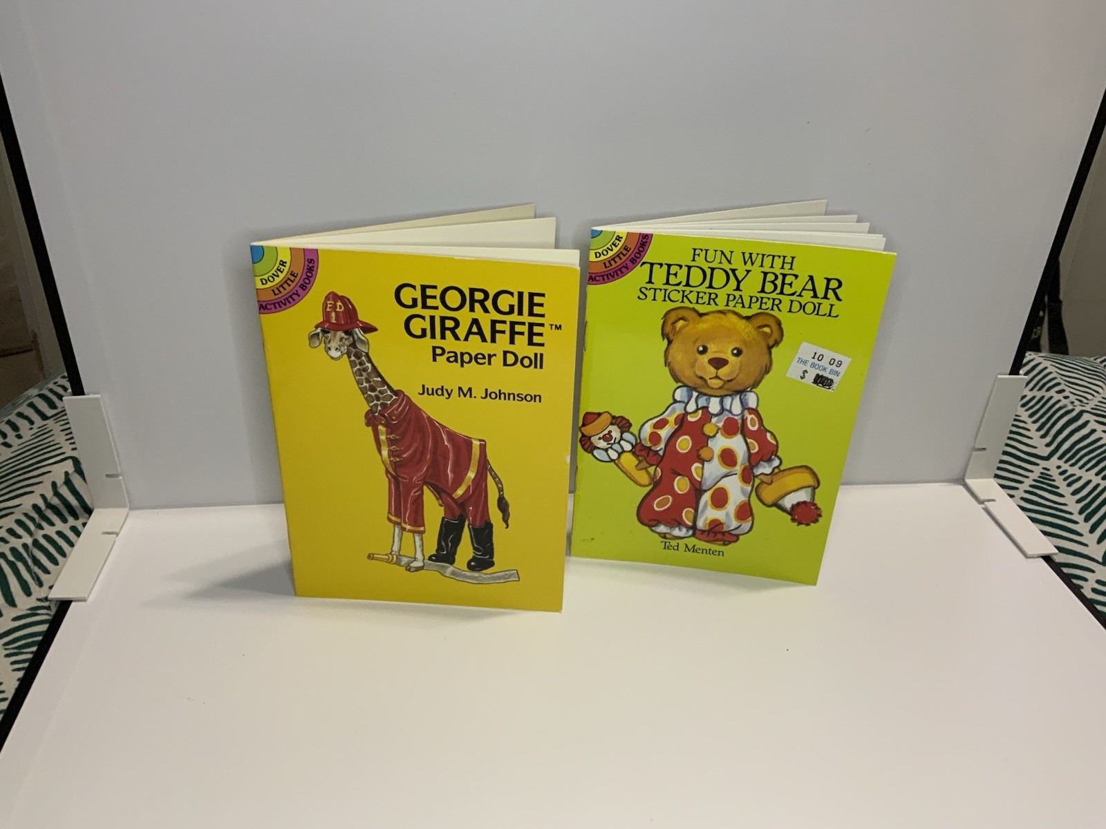 Vintage Dover Little Activity Book Georgie Giraffe Paper Doll Teddy Bear Sticker
