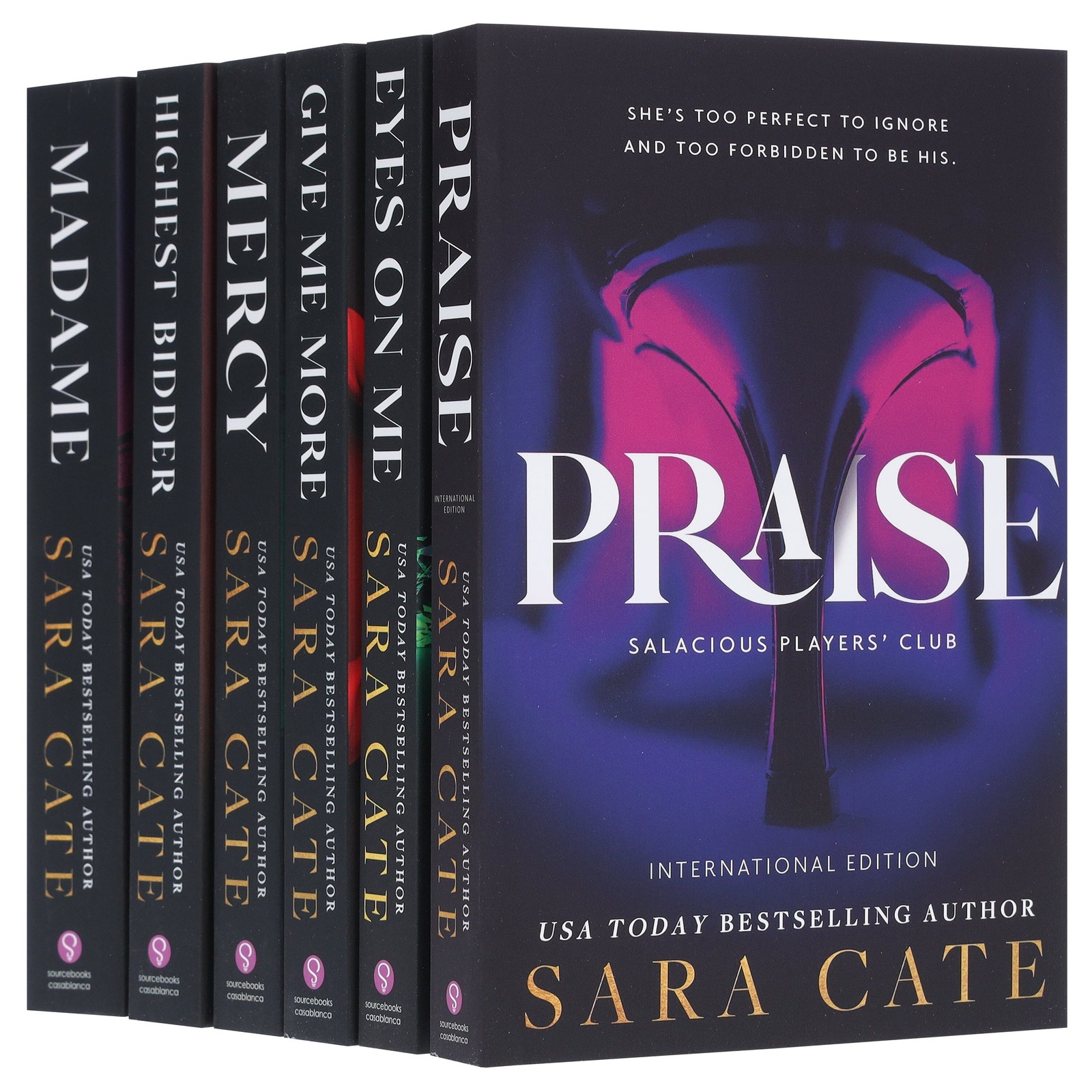 Salacious Players’ Club Series by Sara Cate 6 Books Set – PB