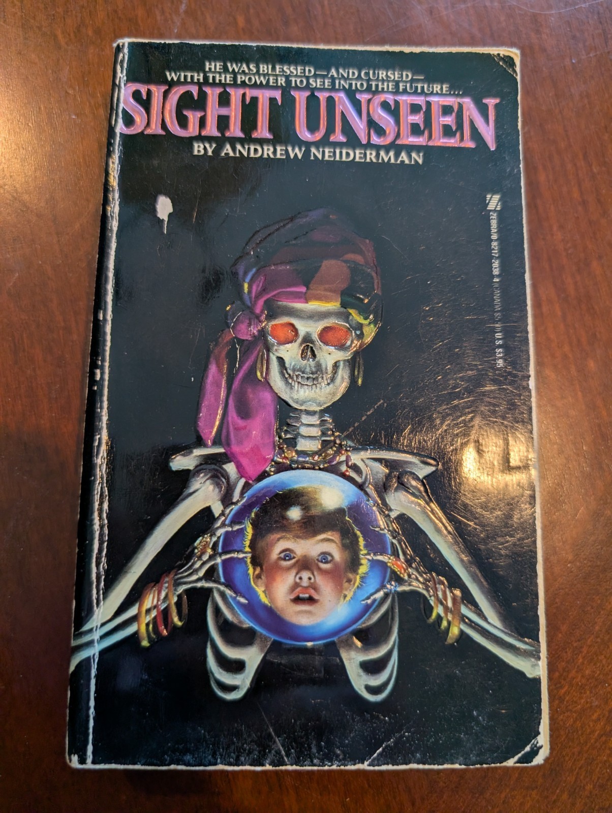 Sight Unseen by Andrew Neiderman 1987 Vtg Zebra Horror Paperback 1st Printing