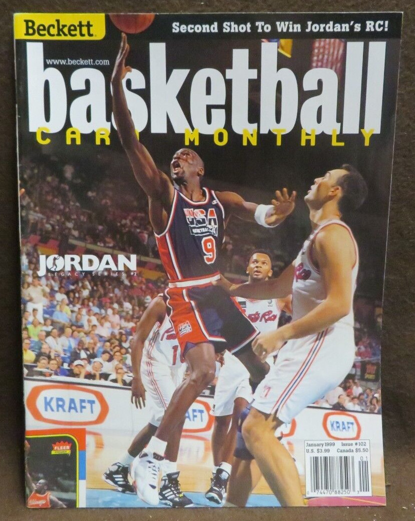 #1229 BECKETT BASKETBALL JANUARY 1999 MICHAEL JORDAN