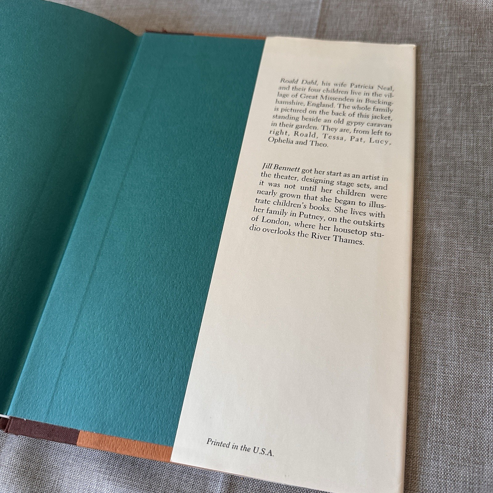 Danny The Champion Of The World Roald Dahl 1st US Edition 1st Print 1975 HC DJ