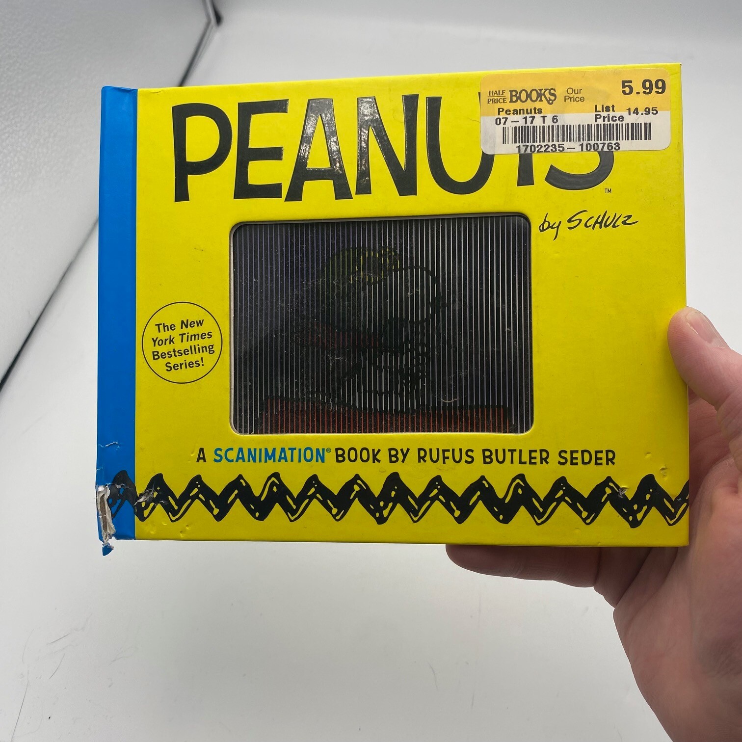 Peanuts: A Scanimation Book – Hardcover By Seder, Rufus Butler – Acceptable