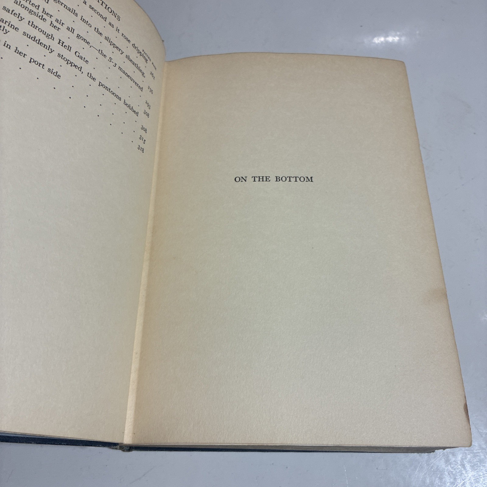 Signed Antique Book On The Bottom Edward Ellsberg Navy Submarine Military WWI